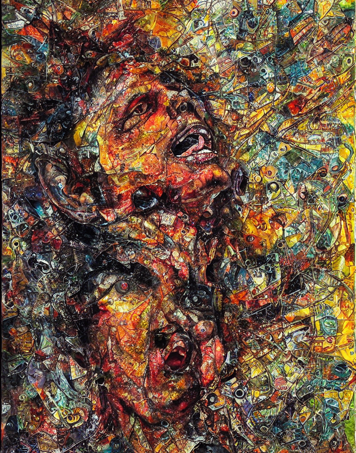 Screaming Dynamism Of Godly Consciousness Detailed And Highl...