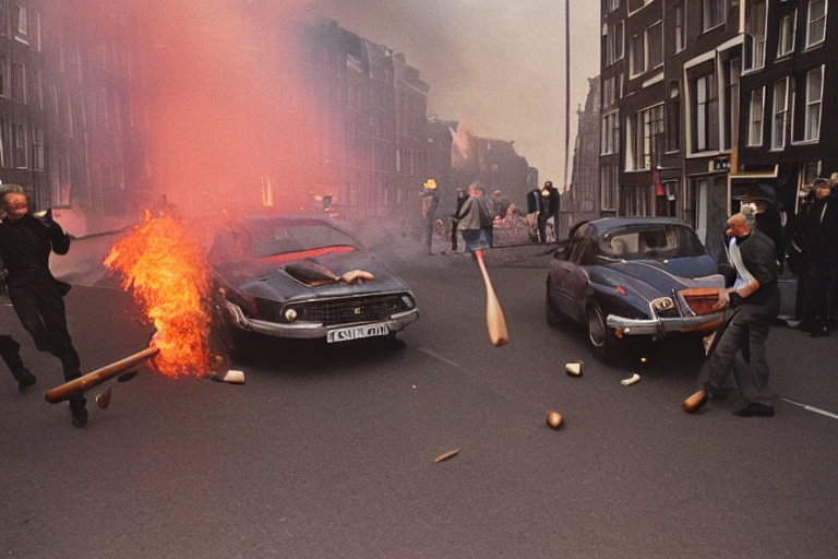 Colour Photograph Of Geert Wilders Shouting And Attacking An...