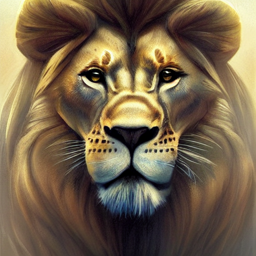 A Portrait Of A Lion Portrait, Cute And Adorable, Pretty, Be...