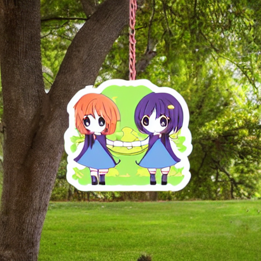 Die Cut Sticker Of Anime Chibi Kawaii Cute Romantic Couple O... — Stable Diffusion AI Prompt: die cut sticker of anime chibi kawaii cute romantic couple of pineapples on a sw...