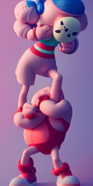 Cute Full Body Character, Of Peggy Gou, Trending On Artstati...
