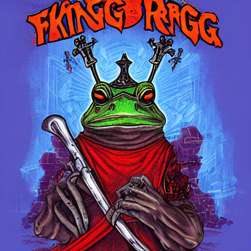 King Frog By Blasphemous