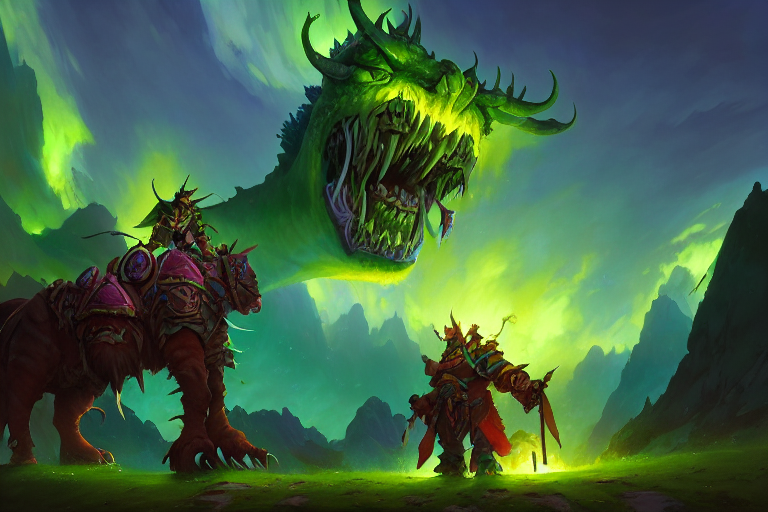 Mount Epic Green Kodoa Screenshot World Of Warcraft Mounts W...