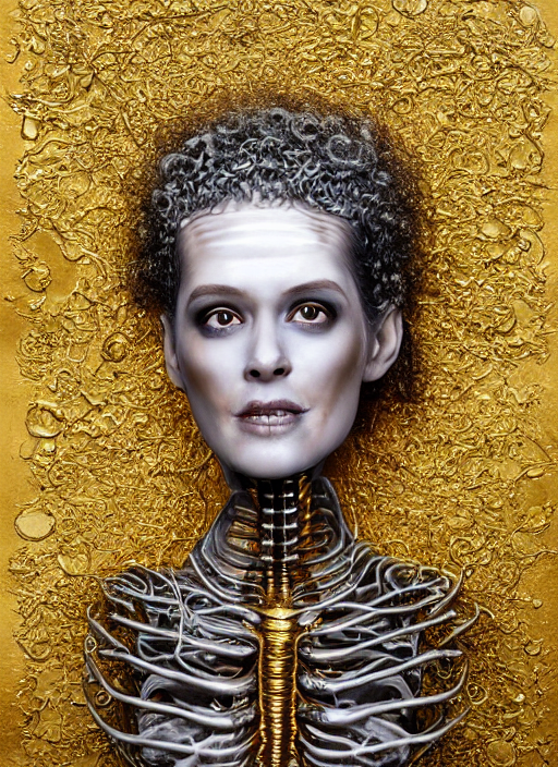 Ultrarealistic Ultradetailed Medium Shot Disassembled Slimy...