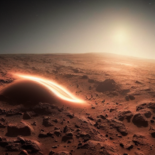 Earth Colliding With Mars, Trending On Artstation, Contest...