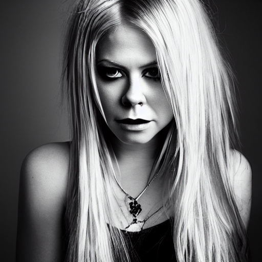 Glamour Photography Of Avril Lavigne By Peter Coulson