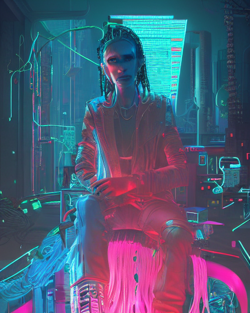 Grimes   3 D Render, Made Of Wires And Metallic Material  Si...