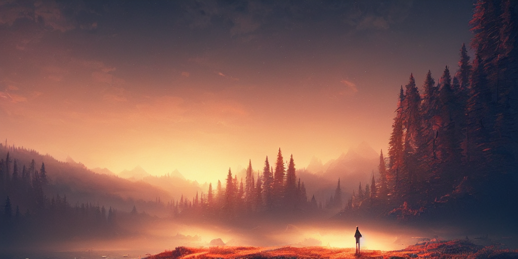 Silence, Beautiful Landscape, Environment, Cinematic, Highly...