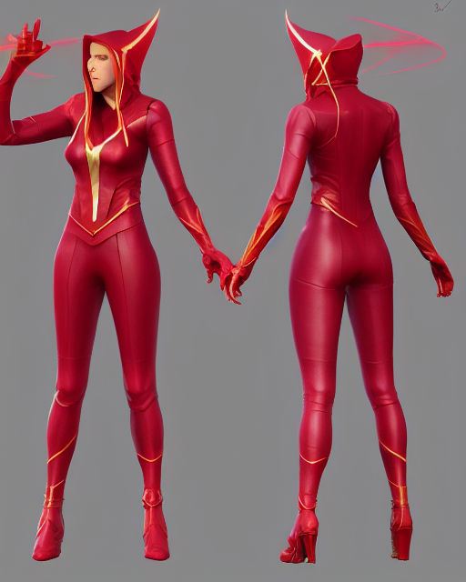 Scarlet Witch Outfit Concept Art Trending On Artstation Arts...