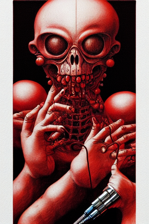 Airbrush On Canvas Tattoo Flash Sheets, Dorohedoro Vibes, In...