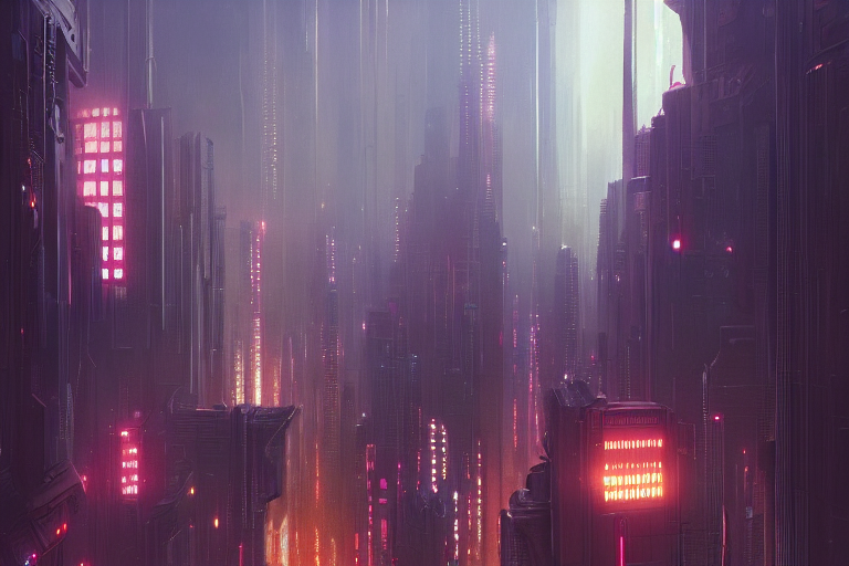 Art Deco    Cyberpunk  Metropolis By Jama Jurabaev Greg Rutk...
