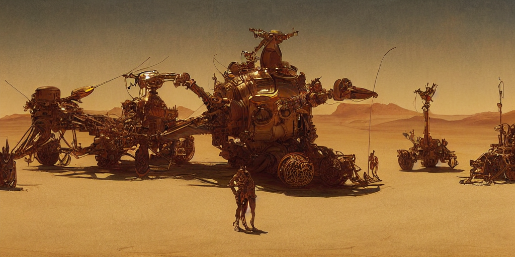 Burning Man On Mars By Denis Villeneuve Tom Anders Zorn Hans...