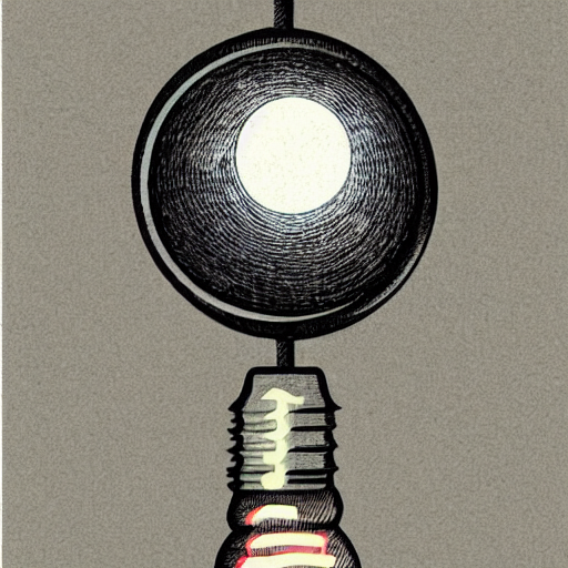 The Moon As A Lightbulb Being Unscrewed By Someone