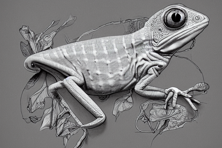 Anatomical Drawing Of A Chameleon By James Jean, Rossdraws A...