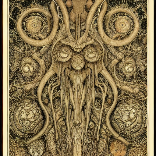Shoggoth By Bacon Haeckel, Mucha, Delville, Gil Thomas Kenta...