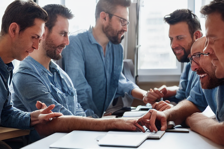 Developers Sitting In Front Of A Screen, Removing Wordpress...