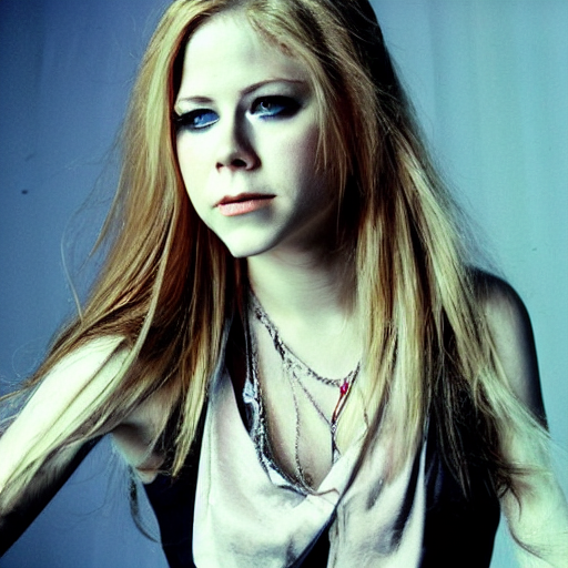 Glamour Photography Of Avril Lavigne By Annie Leibovitz