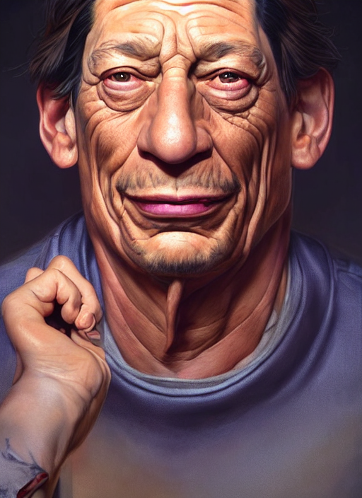 Jim Varney Portrait, Dressed As Ernest, Art By Artgerm, Wlop...