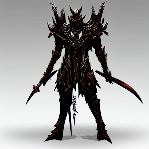 Dark Fantasy Overlord Artstation Trending Full Body Style