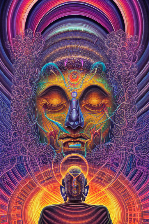 God Of Death Entity, Buddhist, Spiritual, Psychedelic, Dmt H...