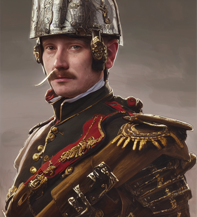 Portrait Of An Scottish Man Wearing A Traditional Nineteenth...