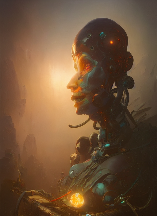 Artificial Intelligence Alchemy, Octane Render, Peter Mohrba...