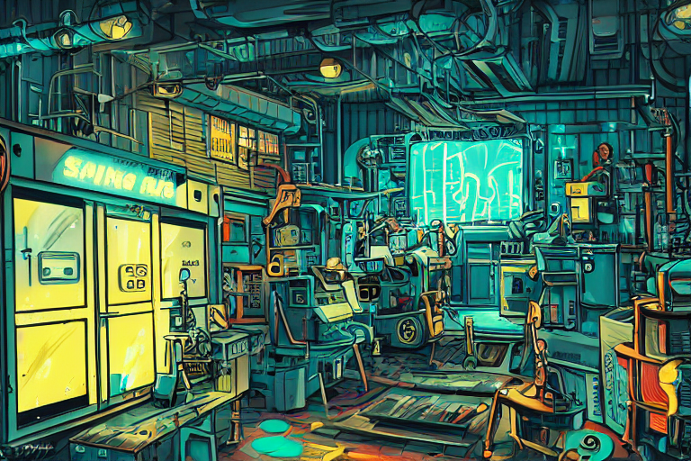 Photo Cartoon Illustration Comics Manga Painting Of Small Sc...
