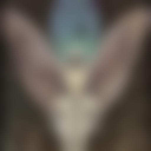 White And Brown Mothman Female By Rebecca Guay, Insect Face,...