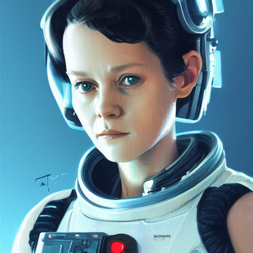 Character Design Portrait Of Ripley From The Movie Alien Wea... — Stable Diffusion AI Prompt: character design portrait of ripley from the movie alien wearing a spacesuit, lo...