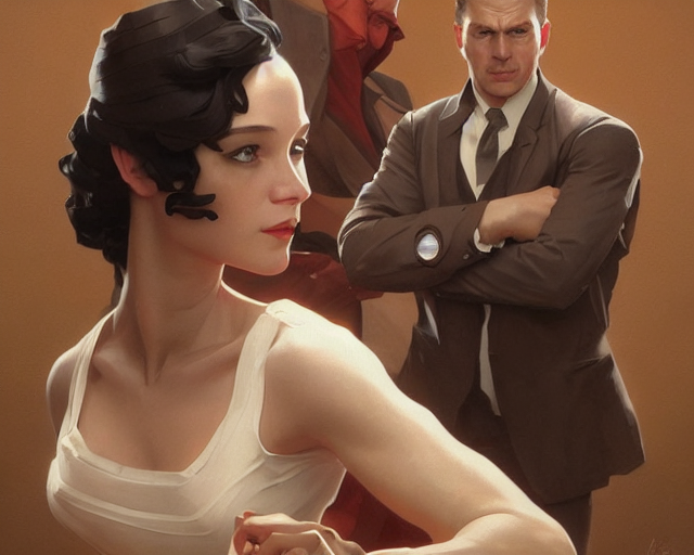 Movie Still Of Leyendecker Hitman, Octane Render, Low Poly,...