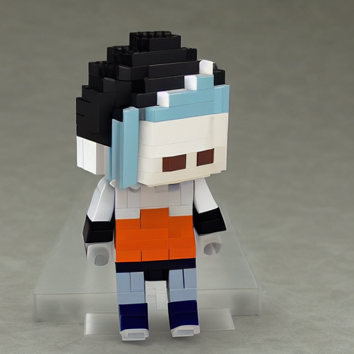Voxel Art Blocky Nendoroid Of Astronaut