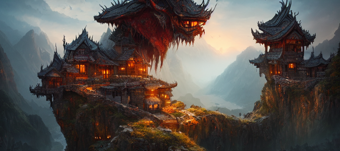 House Of The Dragon, Beautiful Landscape, Dreamy, Environmen...
