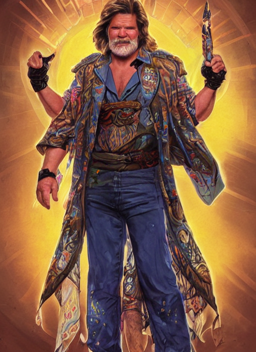 Kurt Russel As 3 0 Year Old Jack Burton Btilc Surrounded By...