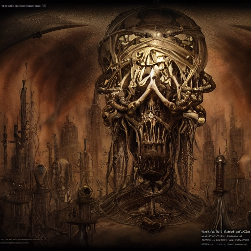 Biomechanical Dieselpunk Necromancer 4 K Unreal Engine Artst...