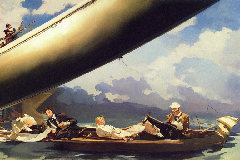 1 9 Century, Giant Zeppelin Float, Wide View, Ice Pole, Jodh...