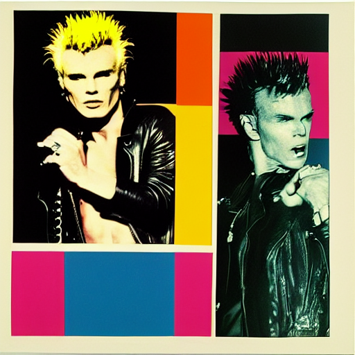 Billy Idol By Andy Warhol, Hd, Detailed, 4 K, Award Winning