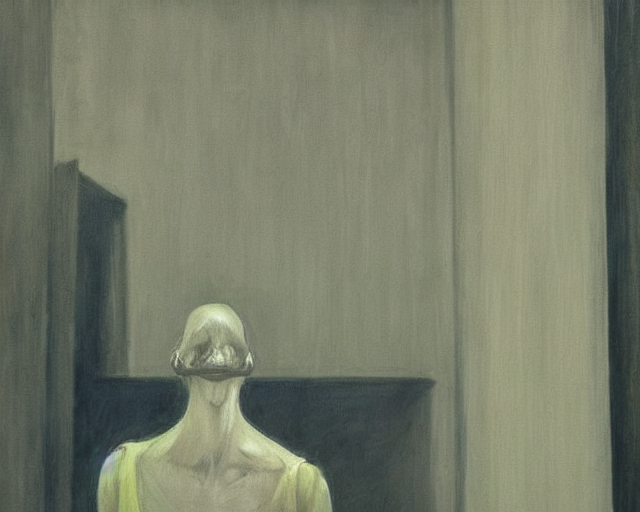 Concept Art Of A Silent Hill Monster. Painted By Edward Hopp...