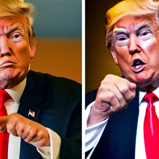 Donald Trump With Aliens, Hyperreal, News Footage