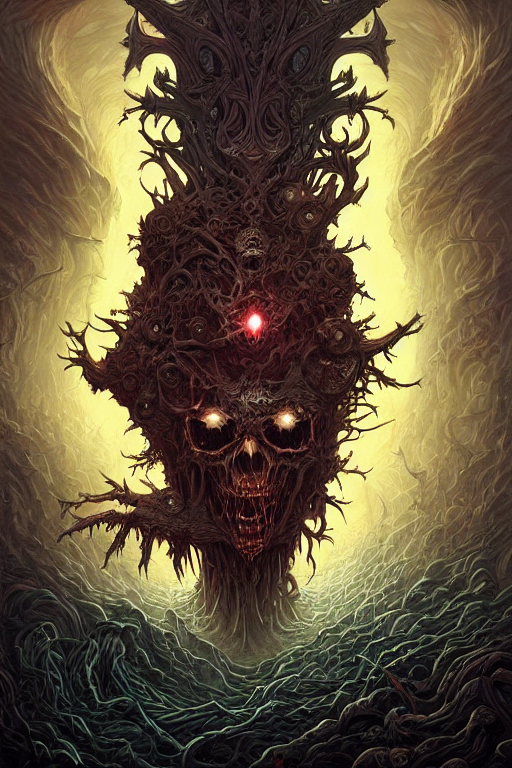 Consumed By Fear, Infected Nightmare, Digital Art By Dan Mum...