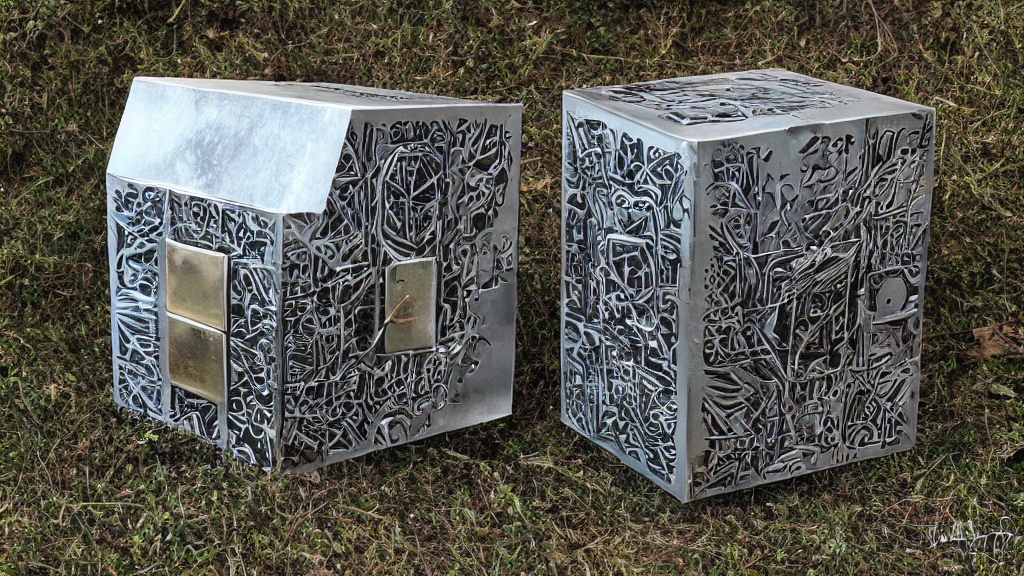 Steelpunk Grateful Stall Cube S In Nature