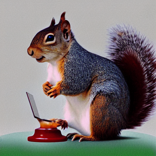 A Squirrel Rendered On The Playstation 1