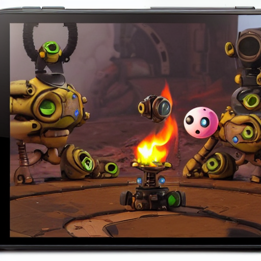 Machinarium Robots 3 D On Fire Hd Art Pixar Overwatch