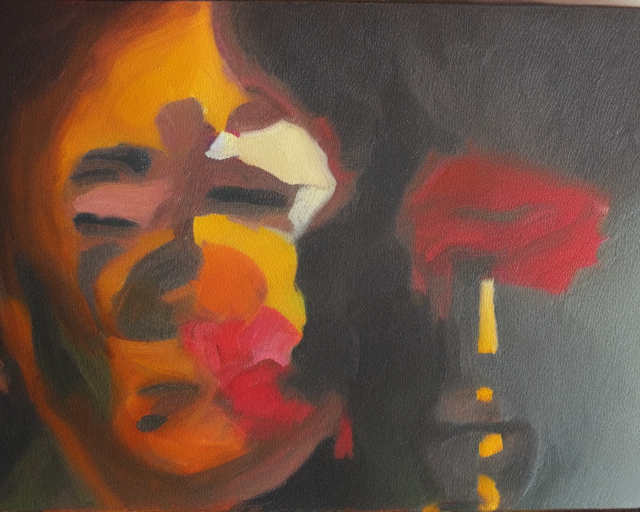 Luck Charm. Oil On Canvas