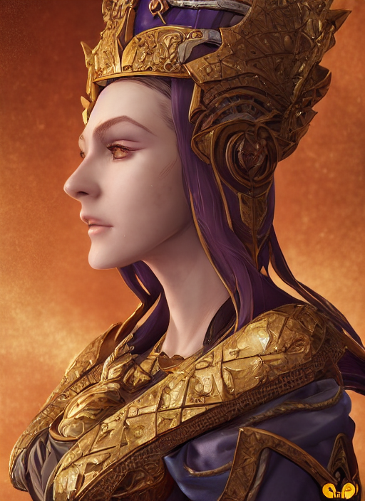 Biohazard Portrait Of Carthaginian Empress, Fire Emblem, Au...