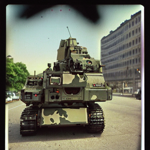 Camo Ambulant Battlemech Defending West Berlin, 1 9 8 5 Pola...