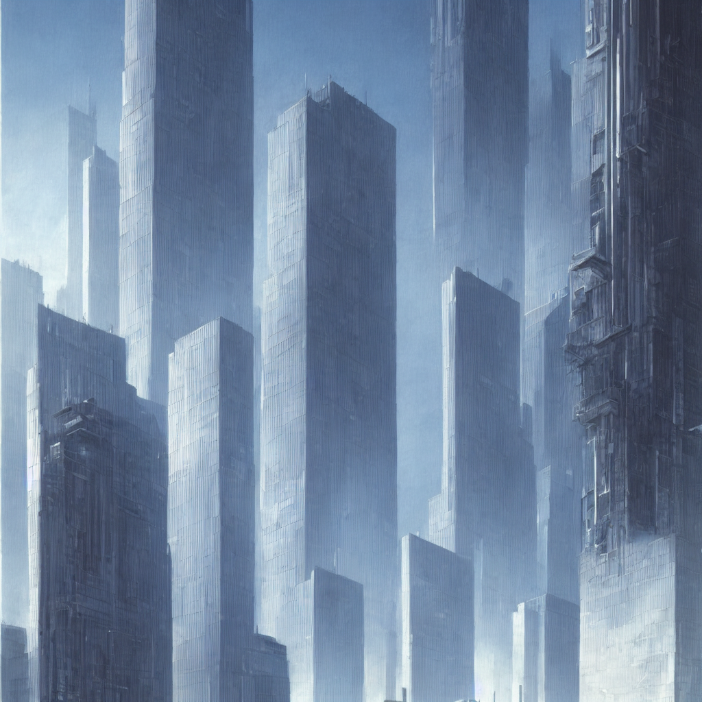 Modern Skyscraper, By John Harris, Very Detailed, High Quali...