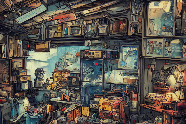 Photo Cartoon Illustration Comics Manga Painting Of Small Sc...