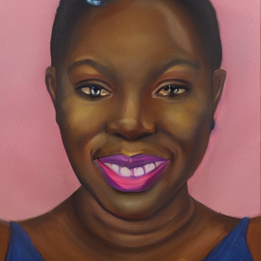 A Portrait Painting Of Stephany Eisnor