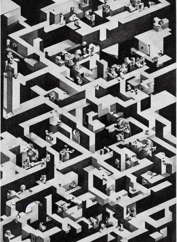 The Essence Of The Chemical Element Lithium, By M. C. Escher