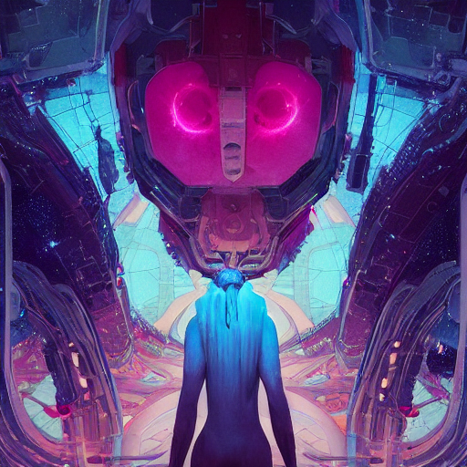 A Beautiful Painting Of Nebula By Nekro And Pascal Blanche A...
